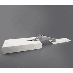 9-7/8" Heavy Duty Lift Assist Damper, Nickel, White