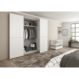 2096mm Lateral Door Opening System, White