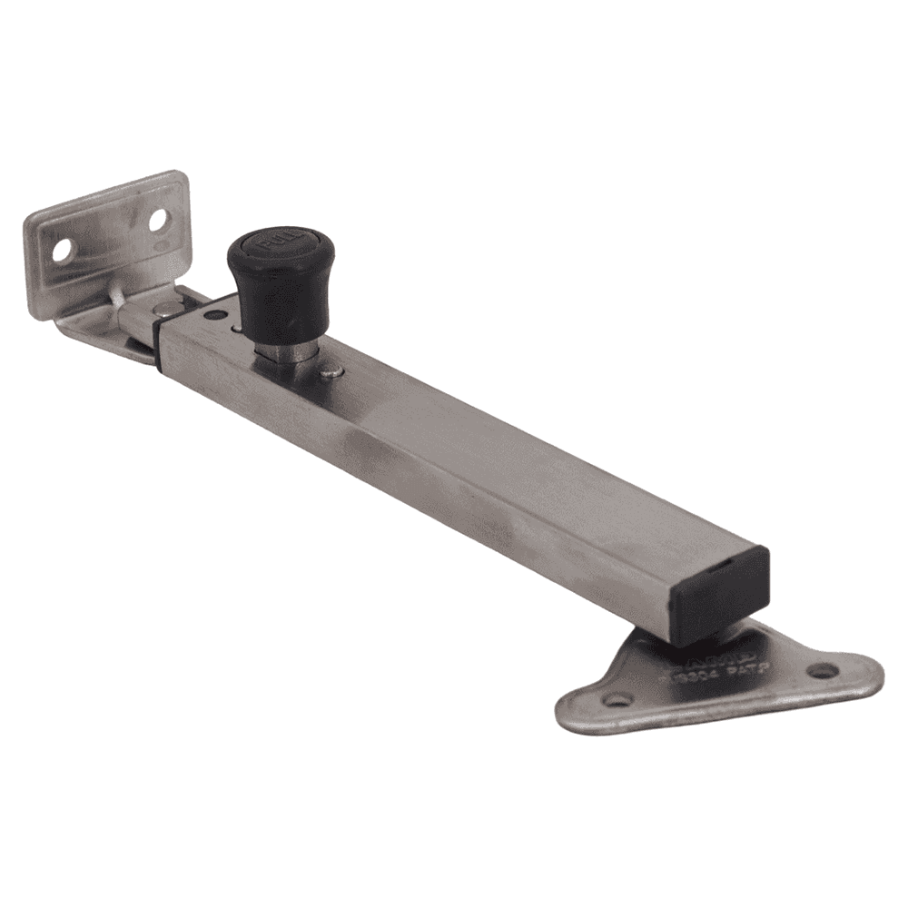 195mm Lid Stay with Lock, Satin