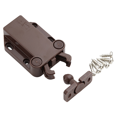 MC-37 Heavy-Duty Non-Magnetic Touch Latch, Brown