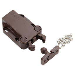 MC-37 Heavy-Duty Non-Magnetic Touch Latch, Brown