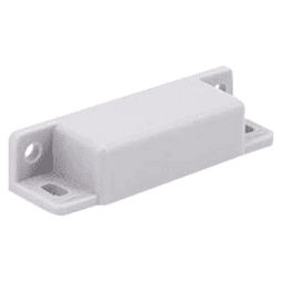 63mm Sealed Magnetic Catch, Light Gray, 6.6lb. Magnetic Force