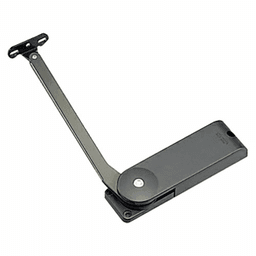 OV-EZ-3 Left Hand Lift Assist Mechanism for Over-The-Top Flipper Door, Black/Nickel