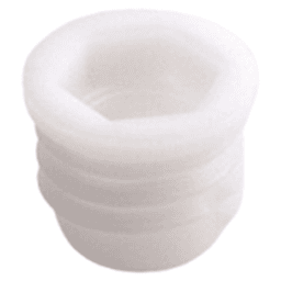Self Tapping Female Panel Clip, White