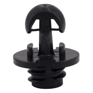Self Tapping Male Heavy Duty Panel Clip, Black