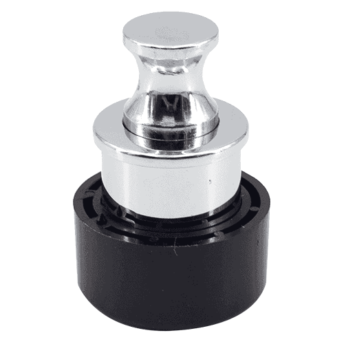 31mm Push Knob, Chrome