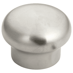 50mm Round Knob, Satin Stainless Steel