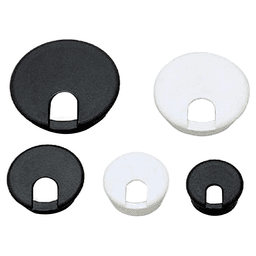 45mm Round Cable Grommet, Cream