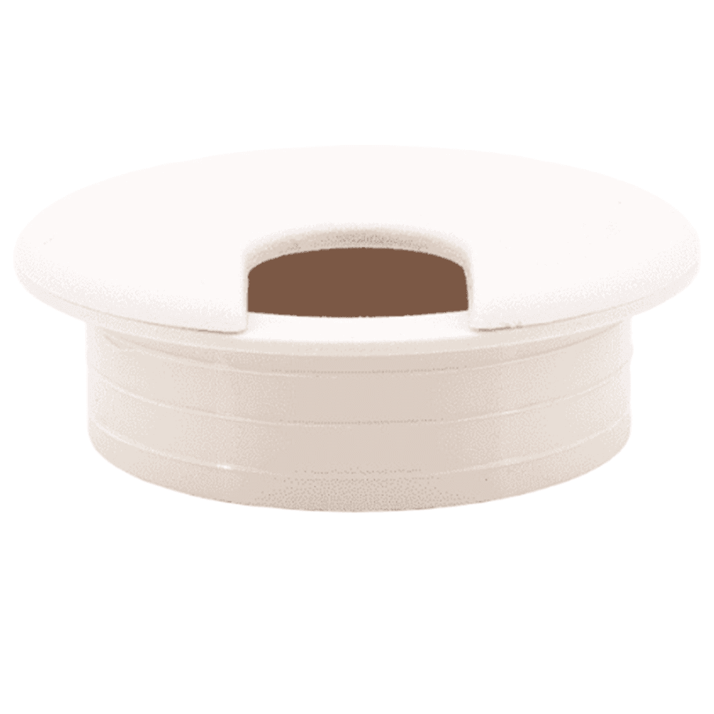 60mm Round Cable Grommet, Cream