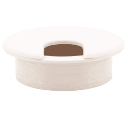 60mm Round Cable Grommet, Cream