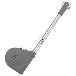Top-Opening Flap Door Soft-Down Stay, Nickel/Gray