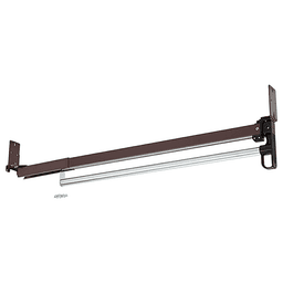 800mm TE Series Extension Hanger, Chrome/Black/Brown