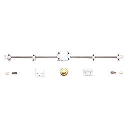1500mm Push Knob Bar, Nickel