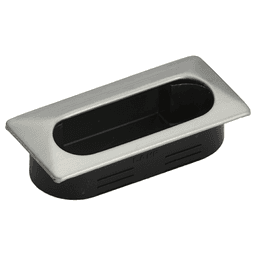 75mm Recessed Pull, Satin Stainless Steel