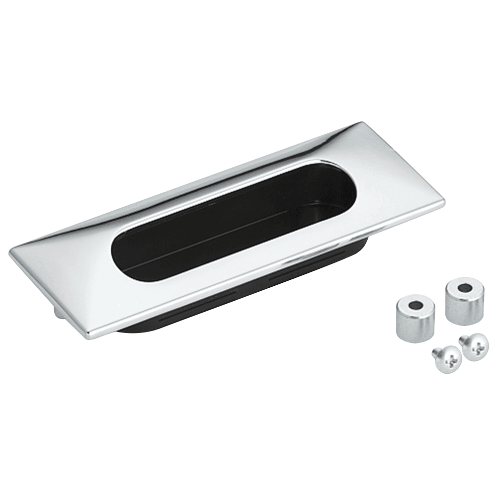 4-9/16" Flush Pull, Chrome