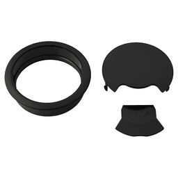 92mm Round Cable Grommet, Black
