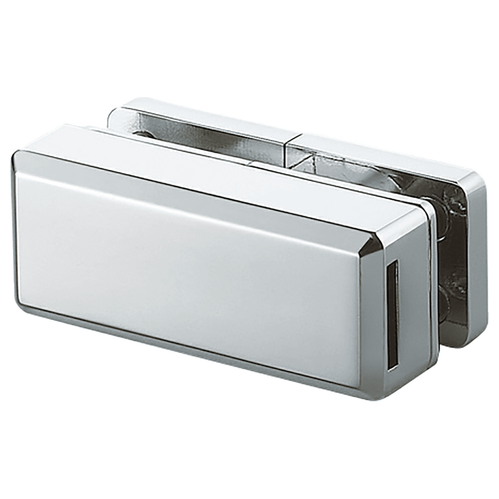 Right-Hand Glass Door Lock for Inset Swinging Door, Chrome