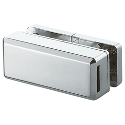 Right-Hand Glass Door Lock for Inset Swinging Door, Chrome