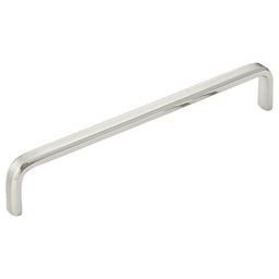 160mm Handle Pull, Mirror/Satin Stainless Steel, 166mm Length