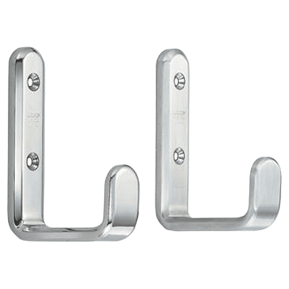 115mm Stainless Steel J-Hook, Mirror