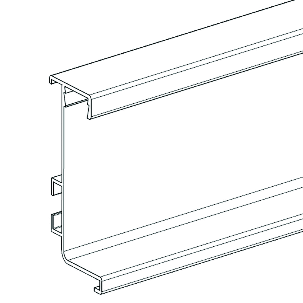 Gola 4.1m 8006 Horizontal L Channel Profile LED, Stainless Steel