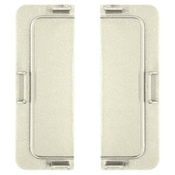 Plastic Closed End Cap Right/Left for Gola 8007, Stainless Steel