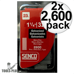 1-1/4" Straight Strip Micro Pin, 23 Gauge, Headless, Box of 2600