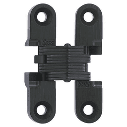 101 Invisible 180° Opening Hinge, Black E-Coat