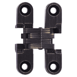 101 Invisible 180° Opening Hinge, Antique Brass