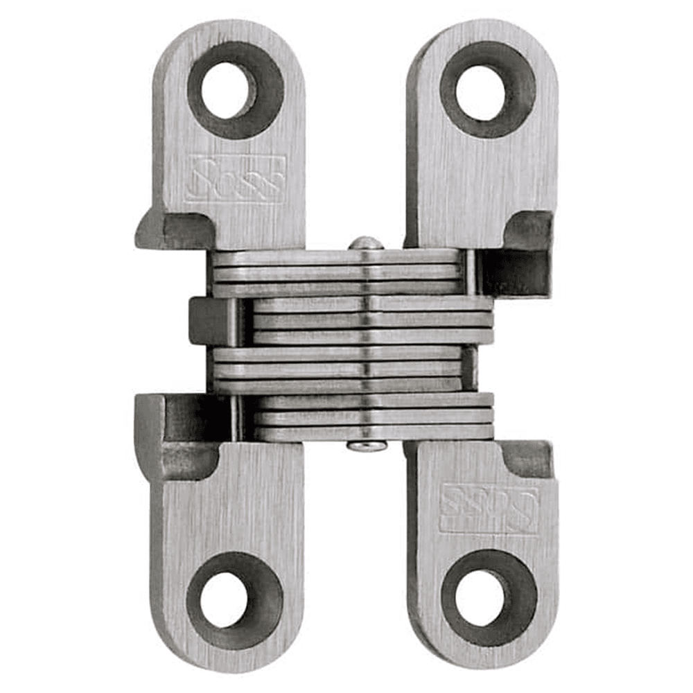 101SS Invisible 180° Opening Hinge, Satin Stainless Steel