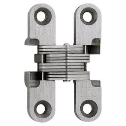 101SS Invisible 180° Opening Hinge, Satin Stainless Steel