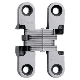 101SS Invisible 180° Opening Hinge, Bright Stainless Steel