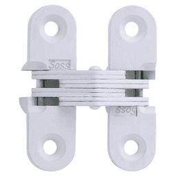 203 Invisible 180° Opening Hinge, White E-Coat