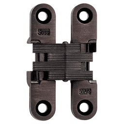 3/4" 204 Invisible 180° Opening Hinge, Oil Rubbed Bronze Lacquered