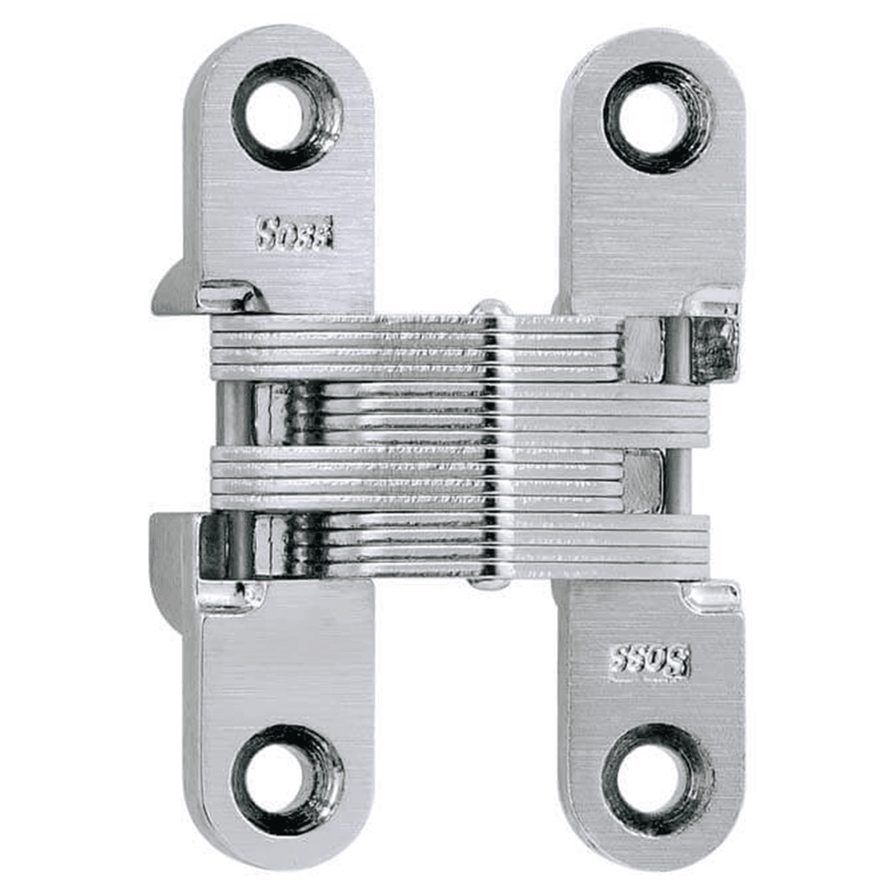 205 Invisible 180° Opening Hinge, Satin Chrome