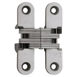 208SS Invisible 180° Opening Hinge, Satin Stainless Steel
