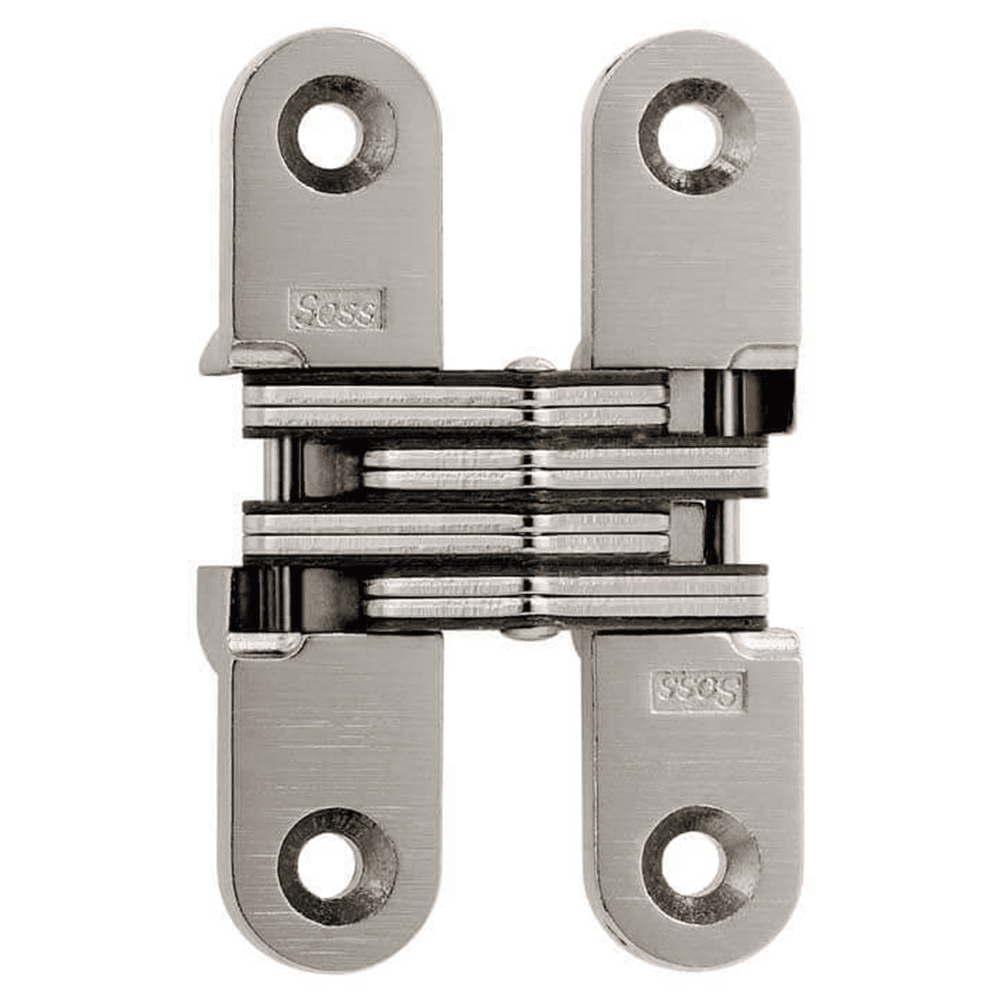 208 Invisible 180° Opening Hinge, Satin Nickel