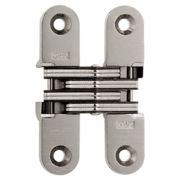 208 Invisible 180° Opening Hinge, Satin Nickel
