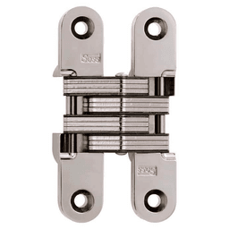 212 Invisible 180° Opening Hinge, Bright Nickel