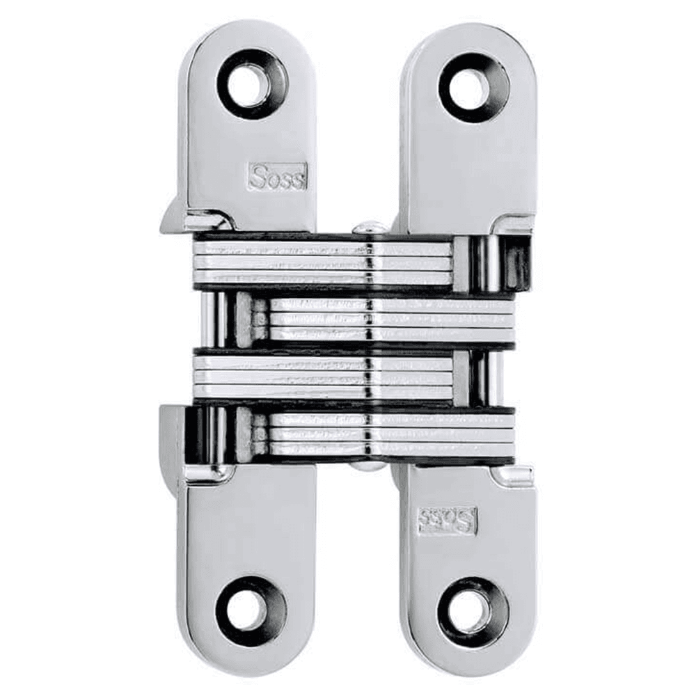 212 Invisible 180° Opening Hinge, Bright Chrome