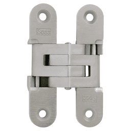 216H Invisible 180° Opening Hinge, Satin Chrome