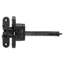 216IC Invisible 180° Opening Closer Hinge, Black E-Coat