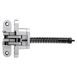 216IC Invisible 180° Opening Closer Hinge, Bright Chrome