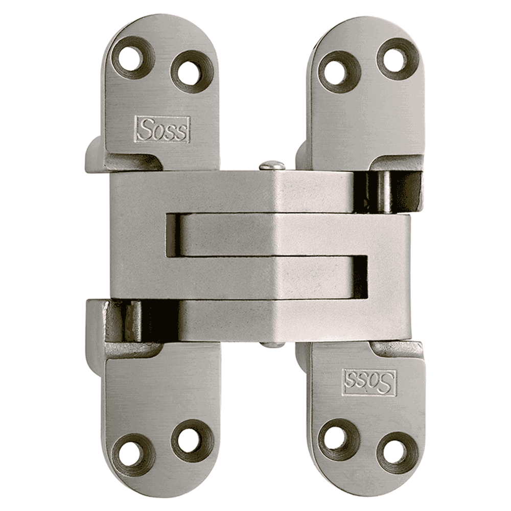 218H Invisible 180° Opening Hinge, Satin Nickel