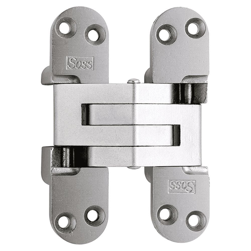 218H Invisible 180° Opening Hinge, Satin Chrome