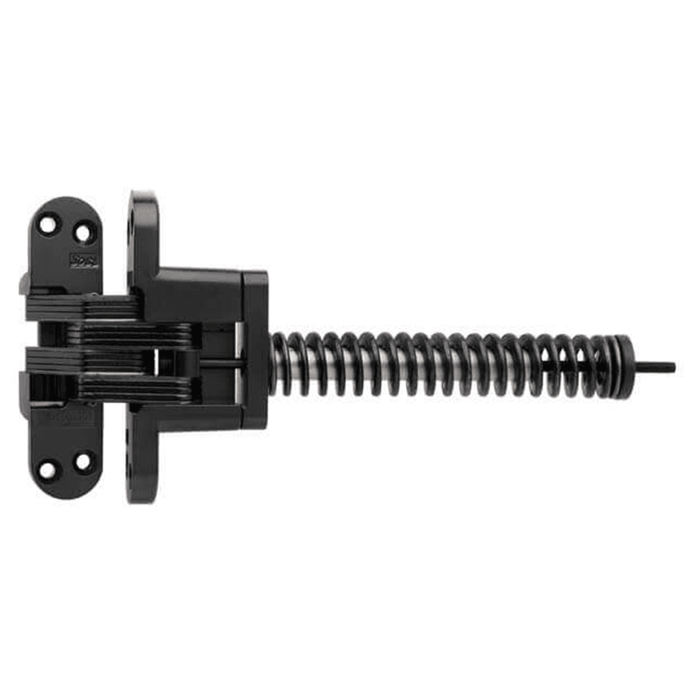 218IC Invisible 180° Opening Closer Hinge, Black E-Coat