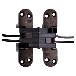 218PT Power Transfer Invisible Hinge, Oil Rubbed Bronze Lacquered