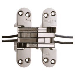 218PT Power Transfer Invisible Hinge, Bright Nickel