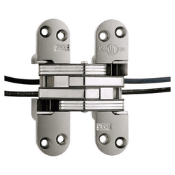 218PT Power Transfer Invisible Hinge, Satin Nickel
