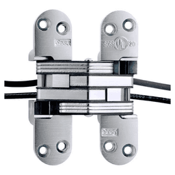 218PT Power Transfer Invisible Hinge, Satin Chrome
